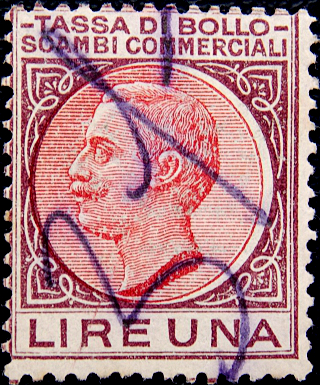  1921  . Vittorio Emanuele III , 1 L .